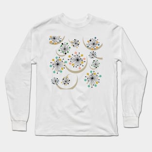 Eames Era Starbursts (White) Long Sleeve T-Shirt